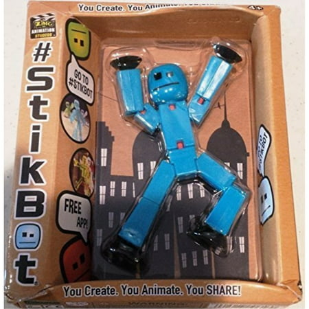 UPC 787637100128 product image for Stikbot, Light Blue Stikbot, 3 Inches | upcitemdb.com