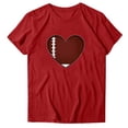 thumbnail image 2 of Fiudx Ofertas Flash Artículos En Oferta Blusa de Manga Corta con Estampado de Moda para Mujer, Divertida Camiseta con Cuello Redondo, 2 of 3