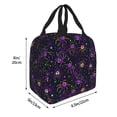 thumbnail image 2 of Rocae Multi-colored Spiders for Insulated Lunch Bag for Women Men,Large Lunch Box for Work School Picnic Hiking Daytrip, 2 of 5
