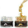 KINNO Edible Gold+Silver Leaf Flakes, 24K Genuine Gold &Silver Foil Glitters for Cooking, Cakes Decoration, Resin