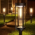 thumbnail image 1 of Luces solares para caminos ALFIOT, paquete de 8 unidades, blanco cálido, IP65, impermeables, 1 of 7