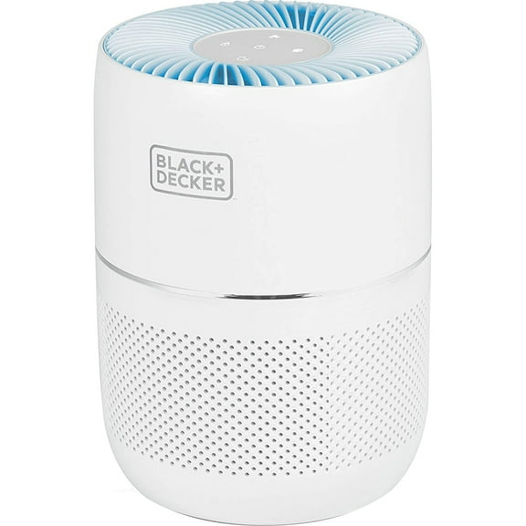 Black Decker BAPT02 Tabletop 3-Stage Air Purifier with Air Quality Indicator Light