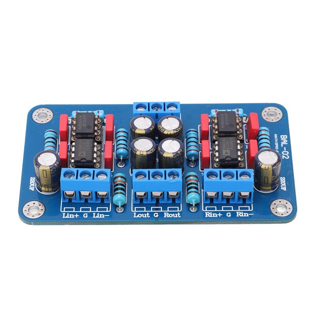 Balanced To Unbalanced Preamplifier Board High Accuracy Intersect Coupled Structure Single Ended Output Preamplifier Board For Retrofit