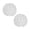 White, variant on deevoka 2 Pieces Ceramic Toilet Bolt Covers Practical Toilet Decoration for Bathroom White