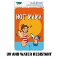 thumbnail image 2 of Hot Mama Mother with Kids at the Beach Pool Home Business Office Sign, 2 of 6