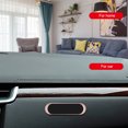 thumbnail image 3 of pitrice Car Phone Holder Dashboard Adhesive Mobile Phone Zinc Alloy Mount Stand, Round Angle, Gold, 3 of 8