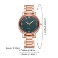 thumbnail image 3 of HBFAGFB Montre Femme Bracelet en Acier Inoxydable Décontractée Mode Robe Convenant aux Hommes et aux Femmes Violet, 3 of 4