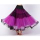 thumbnail image 4 of de baile de salón s con gradas de columpio largo para mujer Vestido con capas de ropa de baile Violeta Colcomx vestido de baile latino, 4 of 8