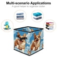 thumbnail image 2 of Corgi Foldable Clothes Storage Containers with Handle, 10.8"x10.5"x10.6", Large Capacity - Storage Cubes and Bins, 2 of 6