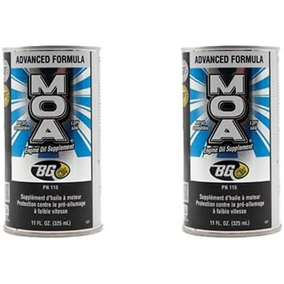 2 Cans of BG Motor Oil Additive MOA