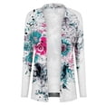 thumbnail image 4 of Cárdigan de mujer Cárdigan de frente abierto Cárdigan estampado de moda Cárdigan de manga larga Blusa informal suelta Tops Odeerbi ODB-2, 4 of 5