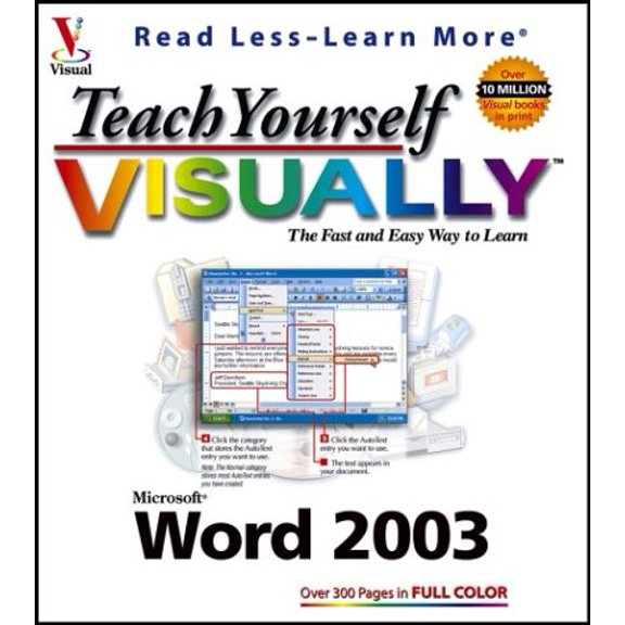 Pre-Owned Teach Yourself Visually Word (Paperback) 0764539973 9780764539978