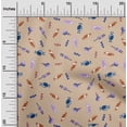 thumbnail image 1 of oneOone Cotton Poplin Pale Orange Fabric Candy Stick Kids Sewing Material Print Fabric By The Yard 56 Inch Wide, 1 of 4