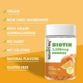 thumbnail image 6 of Nature's Key Biotin Gummies with Vitamin C and E, Support Hair Nails Growth & Beautiful Skin for Women Men and Kids, Vegan, Orange Flavors, 120 Count, 6 of 7