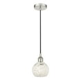 thumbnail image 4 of Innovations Lighting - White Mouchette - 1 Light Cord Hung Mini Pendant In, 4 of 7
