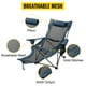 thumbnail image 2 of Silla de Campamento Plegable VEVOR Reclinable Azul con Reposapiés, 2 of 9