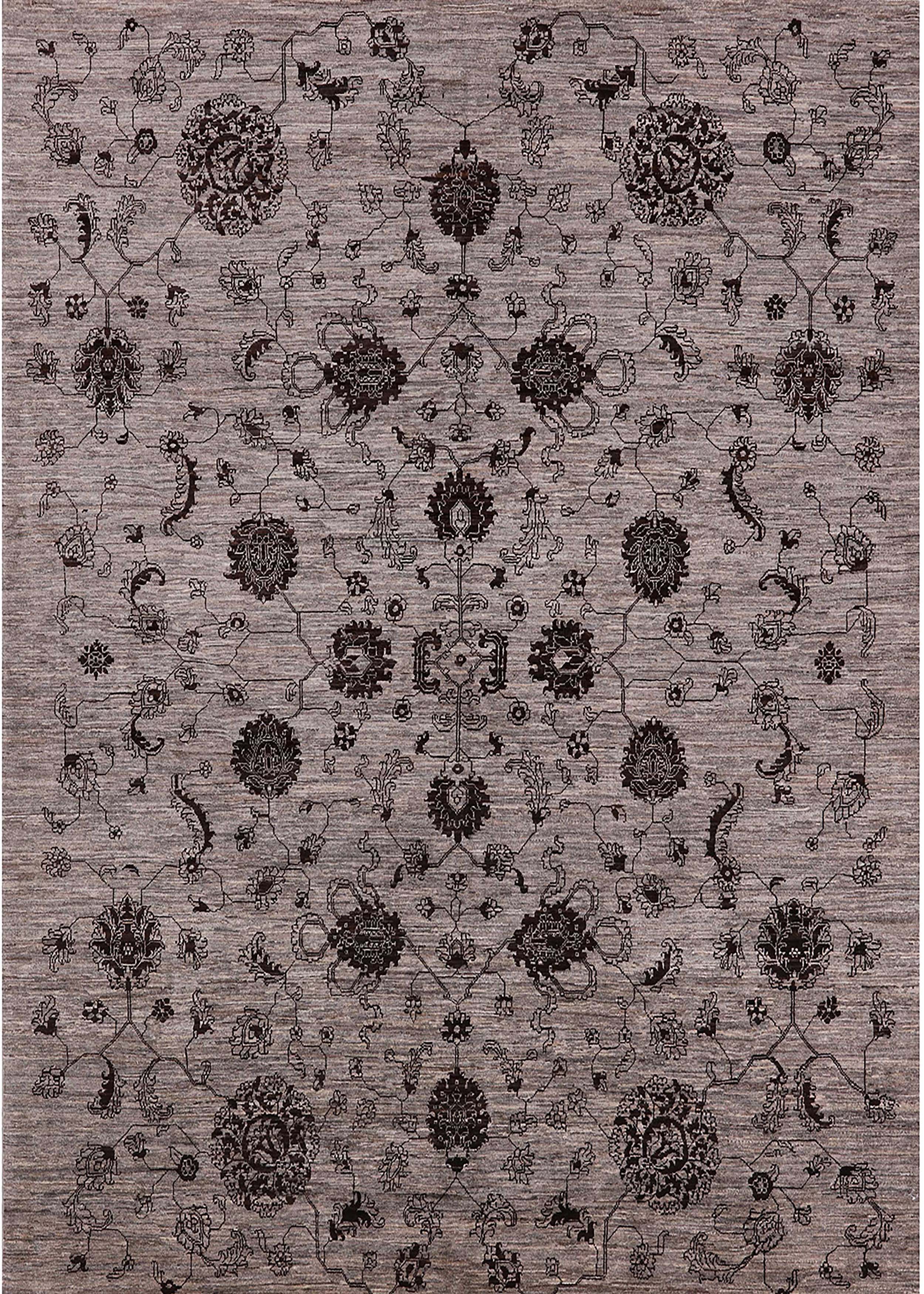 Ahgly Company Indoor Rectangle Mid-Century Modern Coffee Brown Oriental ...