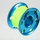 thumbnail image 5 of Greeniant Carrete de buceo, carrete de dedo, gancho de doble extremo, línea de equipo verde fluorescente, seguridad subacuática, pesca duradera Deportes acuáticos Azul, 5 of 6