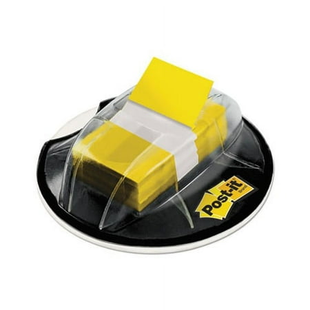 UPC: 0051141944821 | Page Flags in Desk Grip Dispenser 1 x 1 3/4  Yellow  200/Dispenser