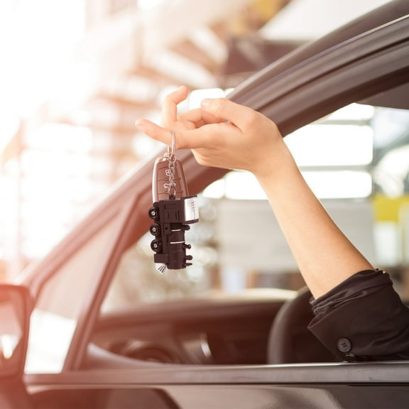 BESTOYARD 1 Set LED Train Key Ring Flashing Car Pendant Creative Keychain for Bags Unique Decoration Fun