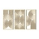 thumbnail image 1 of 3x Decoración de pared Arte decorativo Geometría Boho Moderno 3D Hueco Arcos, 1 of 9