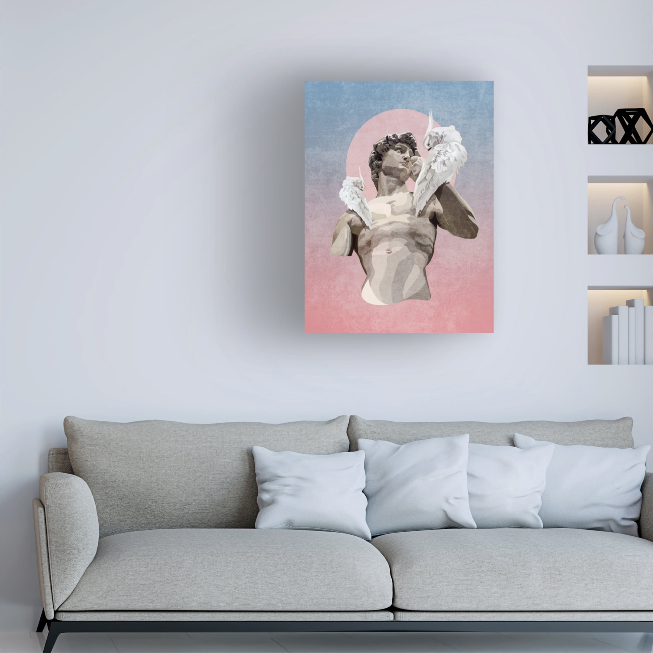 Trademark Fine Art Emel Tunaboylu Davut Papagan Canvas Wall Art
