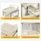 thumbnail image 4 of Estante de almacenamiento de piso para cocina, baño, sala de estar, gabinete de almacenamiento transparente de múltiples capas, carrito móvil, estante de almacenamiento de carrito de plástico, 4 of 6