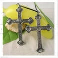 thumbnail image 2 of GKNET 12PCS Antiqued silver ornate cross pendants R8692, 2 of 4