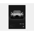 thumbnail image 3 of Póster de coche deportivo de lujo japonés en blanco y negro pop, R34 Gtr 240sx, impresión en lienzo para pared, decoración de garaje y habitación, 3 of 5