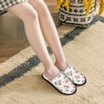 thumbnail image 5 of House Slippers for Women Men - Cute Berry Skull Lightweight House Shoes Fuzzy Slippers, Soft Slip-On Cozy House Slippers for Woman Indoor Outdoor, 5 of 7