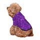 thumbnail image 5 of Fotbe Purple Glitter Sudadera con Estampado para Perros Pequeños – Suéter con Capucha para Mascotas, Tela Suave de Forro Polar con Bolsillo-Small, 5 of 7