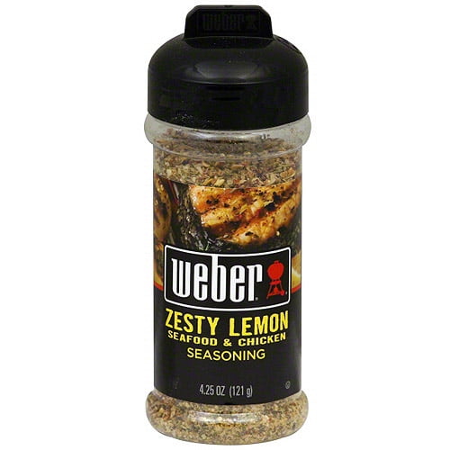 Weber Zesty Lemon Seasoning, 4.25 oz (Pack of 8) - Walmart ...