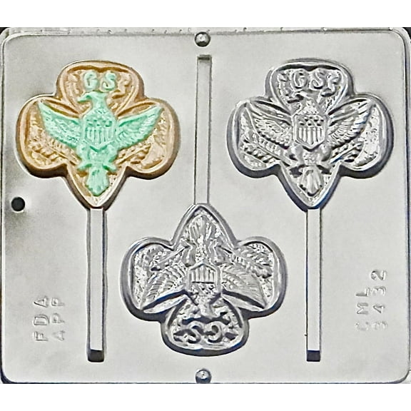 3432 Girl Scout Lollipop Chocolate Candy Mold