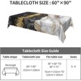 thumbnail image 3 of Marble Tablecloths Polyester Table Cloth for Kitchen Dinning Table Modern Washable Table Cover for Parties Wedding Picnic, 3 of 6
