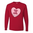 thumbnail image 2 of Wild Bobby Nah I'm Good Pink Candy Heart, Cute Funny Valentine's Day Men Long Sleeve Shirt, 2 of 6