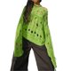 thumbnail image 3 of VISgogo, suéteres de moda para mujer, cuello redondo, manga larga, Color sólido, Jersey de punto hueco, Tops VISgogo moda, 3 of 9