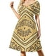 thumbnail image 3 of Vestido de manga corta con crema pastelera y galleta británica, ropa de mujer coreana, vestido elegante y sensual para mujer., 3 of 7