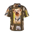 thumbnail image 3 of Yorkshire Terrier Dog Hawaiian Shirts For Men, Summer Short-Sleeve Relaxed-Fit Button-Down Shirts Small, 3 of 9