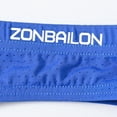thumbnail image 5 of TANBOM Men's Bulge Pouch Breathable Lightweight Thong, Light Gray/Dark Gray/Blue, 3-Pack, L, 5 of 6
