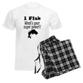 thumbnail image 6 of CafePress - I Fish What’S Your Super Power? Pajamas - Men's Light Loose Fit Cotton Pajama Set, 6 of 7