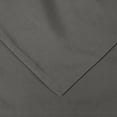 thumbnail image 5 of 300-Thread Count Breathable Cotton Percale Solid 2-Piece Duvet Cover Set with Matching Pillow Shams, Twin, Grey by Blue Nile Mills, 5 of 5
