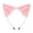Pink, variant on Handmade Simulation Fox Ears Hair Band Movable Cat Ears Hair Hoop Plush Animal Ear Headband Headdress Props