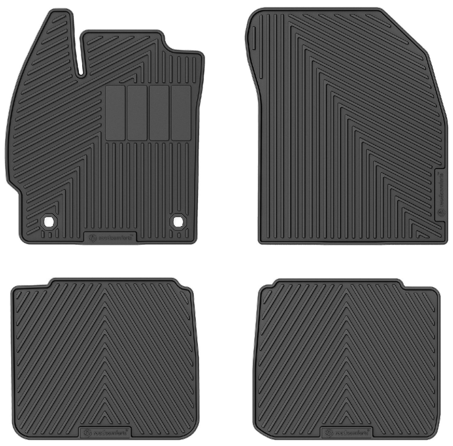 RoadComforts RC48408 Custom Fit All-Weather Floor Mats for 2014 Toyota Prius Plug-In Hybrid 2014 Toyota Prius All Weather Floor Mats