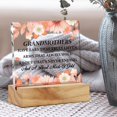 thumbnail image 4 of Grandma Gift Grandmother Gifts, Grandmother Sayings Desk Decor Flowers Style Square Acrylic Desk Plaque Sign With Wood Stand Home Office Desk Sign Keepsake Present, 4 of 5
