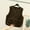 Ali brown button, variant on New Autumn and Winter Imitation Lamb Wool Short Vest - One Internet Celebrity All-match Waistcoat Jacket tzw