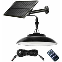 Triomphe Lampada a Sospensione Solare, Lampada a Sospensione Solare per Esterni con Telecomando, Lampada a Sospensione LED ad Energia Solare con Cavo 3M, Impermeabile IP65, Lampada da Parete per Giard