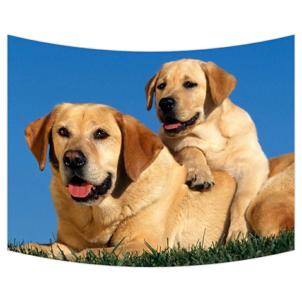 ZKGK Labrador Retriever Tapestry Wall Hanging Wall Decor Art for Living