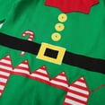 thumbnail image 6 of BULLPIANO Newborn Baby Santa Claus Outfits Toddler Boys Girls Christmas Cosplay Romper Bodysuit + Xmas Cap Hat 0-18 Months, 6 of 10