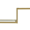 thumbnail image 6 of Crosley Furniture Sloane Art Deco Glass Metal Etagere in Gold (Set of 2), 6 of 7