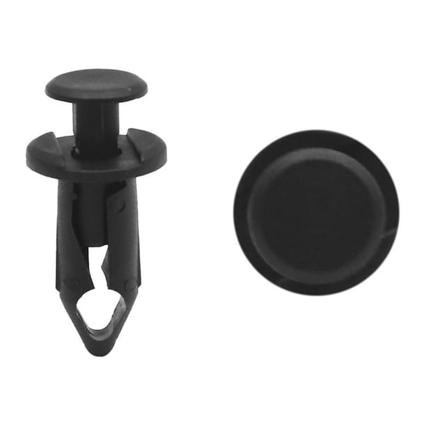 100Pcs Grapas de 9mm Agujero de Remaches Plástico Guardabarros Paragolpes Sujetador